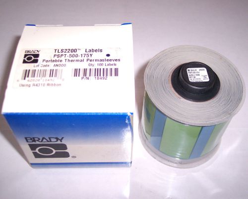 New brady pspt-500-175y tls 2200 portable thermal permasleeves label pspt500175y for sale