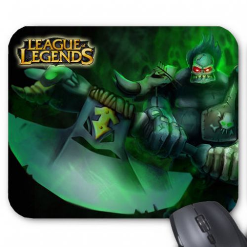 Sion Green League Of Legends Mousepad Mousepads