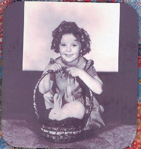 SHIRLEY TEMPLE Heavy Rubber Backed Mousepad #0585