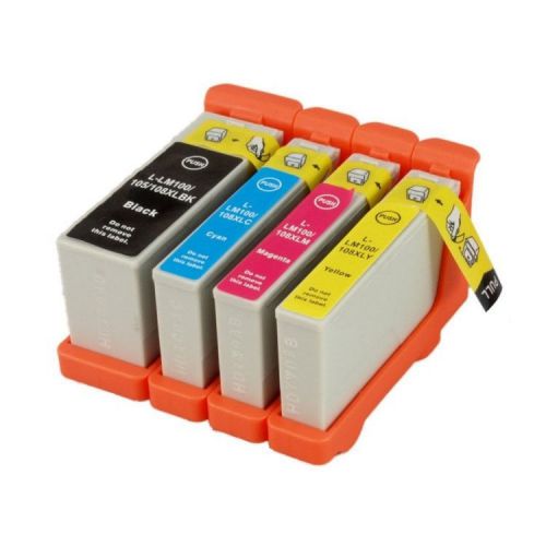 4 CLEANING UNBLOCK INK CARTRIDGES FOR LEXMARK 100XL S305 S405 S505 S605 PRO205