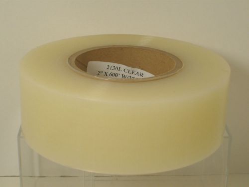Clear packaging tape roll 2&#034; x 600&#039; perforated every 3&#034; repositionable for sale