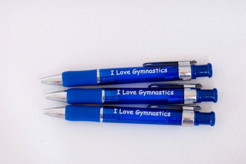 Gymnastics pens - BLUE - Pack of 5