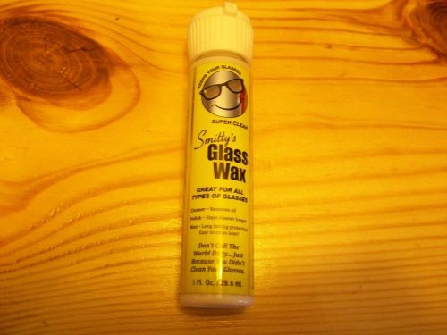 Smitty&#039;s Glass Wax Cleaner 1 OZ  Great for all types of glasses