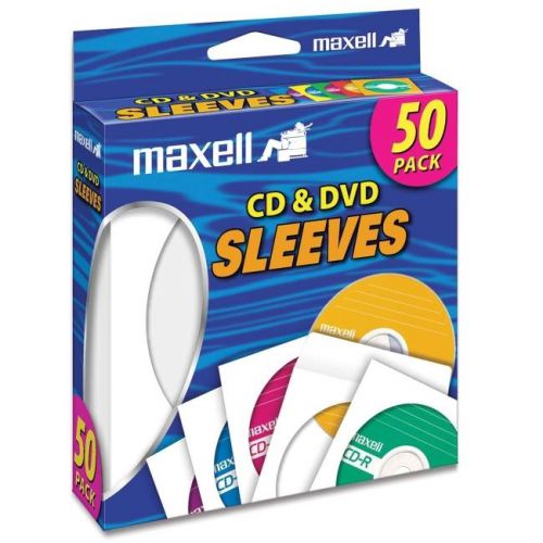 Maxell - media 190135 maxell cd/dvd sleeves for sale