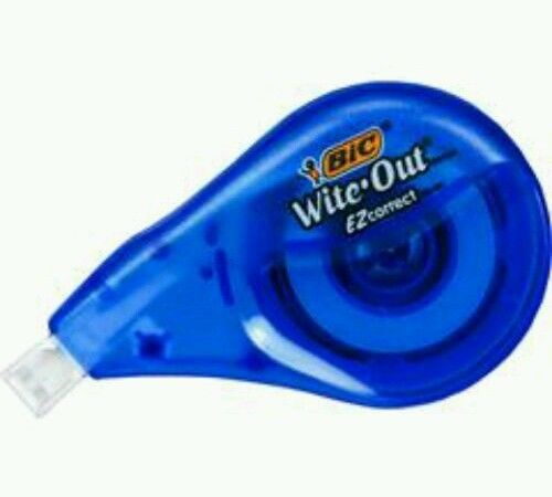 Bic Wite Out Correction Tape EZcorrect Blue Dispenser