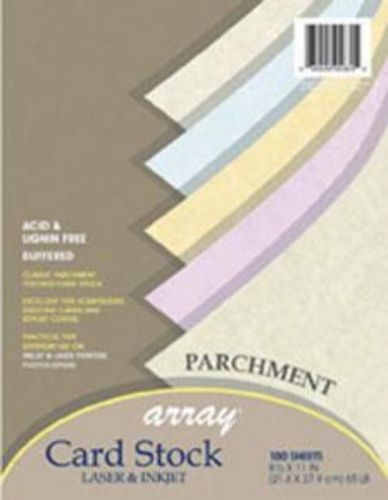 Pacon Array Card Stock 65# Parchment Assortment 100 Sheets