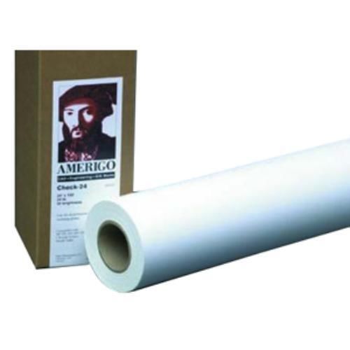 Pm amerigo inkjet paper - 18&#034; x 500 ft - 92 brightness - 2 / roll (09118) for sale