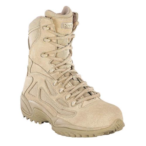 Military boots, safety toe, 8in, 13, pr rb8894-13m for sale