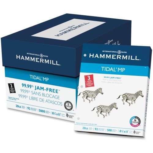 Hammermill Punched Tidal Multipurpose Paper -Letter - 3x Hole -5000/Ctn