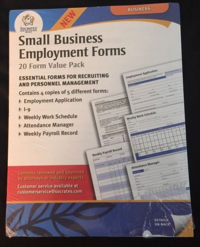 Adams Small Business Employment Forms 20 Form Value Pack