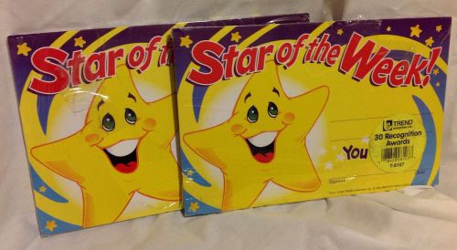 Lot 60 trend recognition awards, star of the week!, 8-1/2w x 5-1/2h, 2 x 30/pack for sale