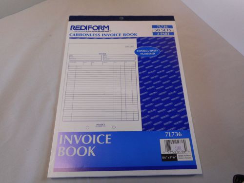 Rediform Carbonless Invoice Book #7L736, Book Keeping, Office Supplies