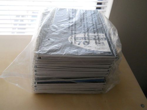24 pack Spiral Bound Notebooks College Rule 8 x10 1/2  White 1 Subject 70 Sheets