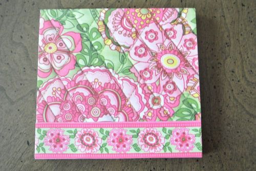 Vera Bradley Petal Pink NWOT Note Pad Pocket Book Mini Journal Retired