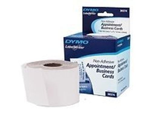 DYMO - Appointment/business cards - black on white - 2 in x 3.5 in 300 car 30374