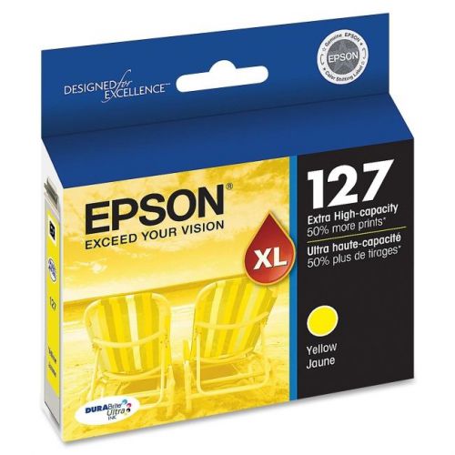 Epson - accessories t127420 yellow ink cartridge durabrite for sale