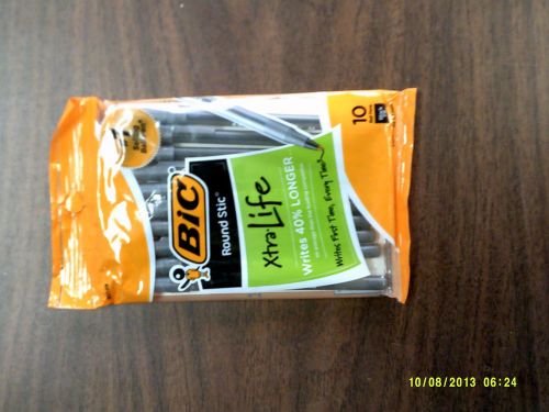 Black Bic Xtra Life Pack of Pens