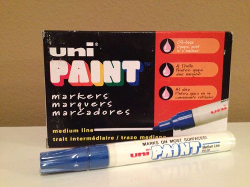 Sanford uni paint px-20 blue marker 12 per box for sale