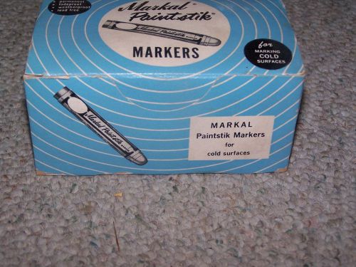 MARKAL PAINTSTIK MARKERS FOR COLD SERVICES ORIGINAL BOX VINTAGE 1964