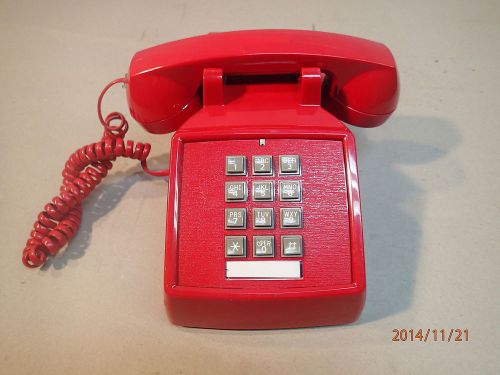 VINTAGE OLD STYLE RED PHONE PREMEIER 2500