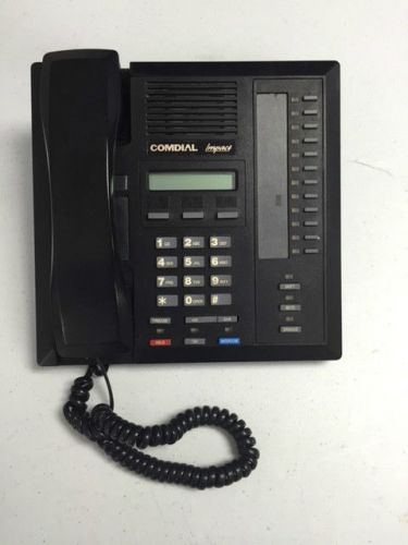 Comdial 80125-GT Impact Phone Black 80125-GT SPKR 3-LINE DISPLAY WITH WEDGE
