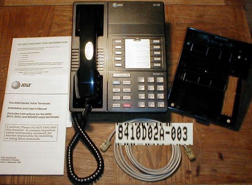 Lucent at&amp;t 8410 8410b definity phone black avaya telephone new nib for sale