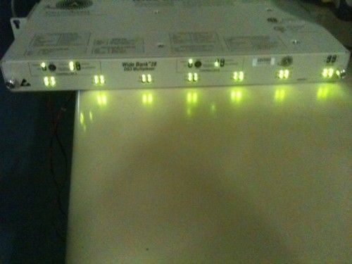 Carrier access wide bank 28 ds3 multiplexer widebank fully redundant 8 mso dsx-1 for sale