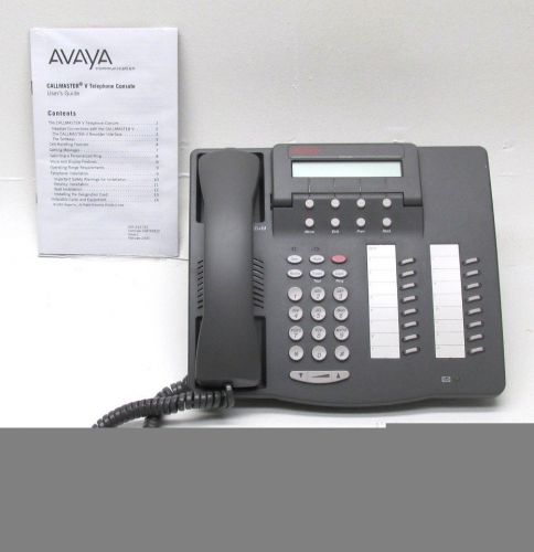 Avaya Call Master V Telephone Console with Display and One-Way Speakerphone Lot