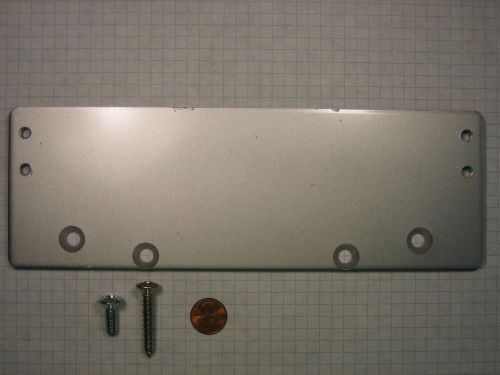 Ferum #dp54-al door closer drop plate, 9-3/4&#034; width, aluminum painted for sale