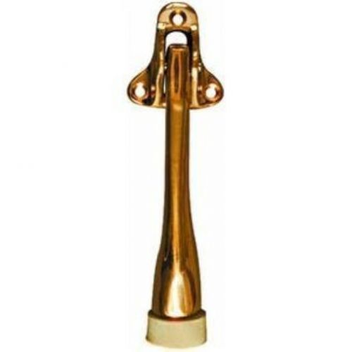 National hardware v1938 5&#034; kickdown door stops - solid brass in solid brass for sale