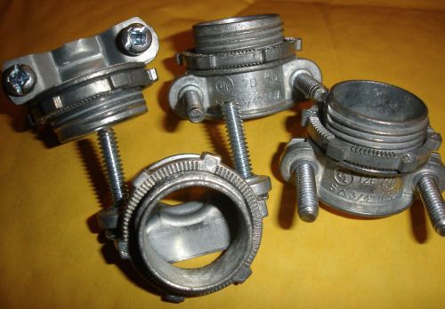 Lot of 4 . 3/4&#034;crouse hinds romex connectors, naed no. 5394-66240, for sale