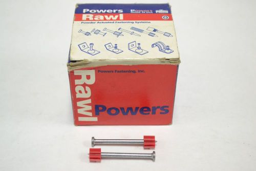 Lot 100 new rawl powers 50038 fastener hardware drive pins 0.3 x 2in b288399 for sale