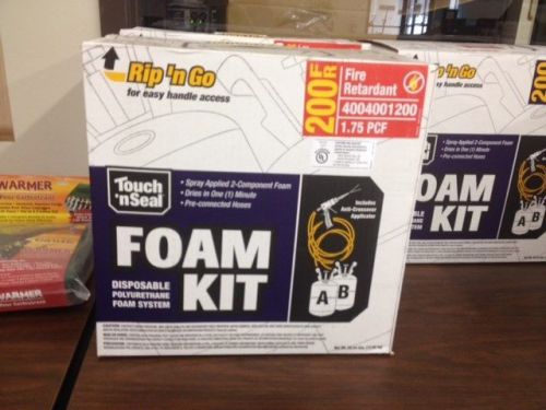 Touch &#039;n seal u2-200 fire retardent closed foam spray foam insulation kit 200bf for sale