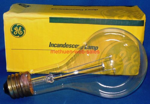 Ge~incandescent lamp~300 watt~clear glass~industrial/commercial~fg3579-ax3-d~x 6 for sale