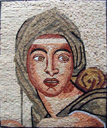 Delphic sibyl michelangelo mosaic for sale