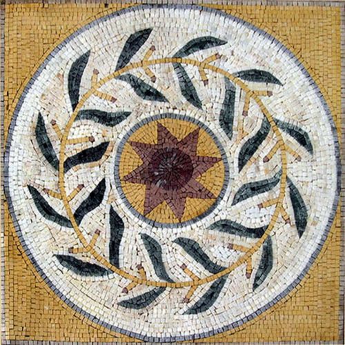 Floral Geometric Mosaic