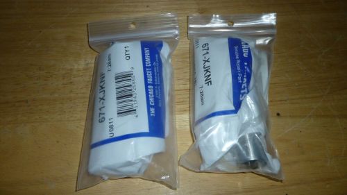 2- Chicago Faucets 671 XJKNF Metering Valve Kits  Inline Filter Screen Cartridge