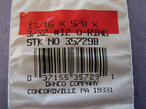 Danco #12 o-ring 10 count - 13/16 x 5/8 x 3 /32 ~ stk # 35729b for sale