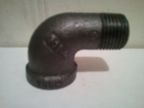 12 ~ new ~  3/8” 90 degree street elbow black malleable iron 150# for sale