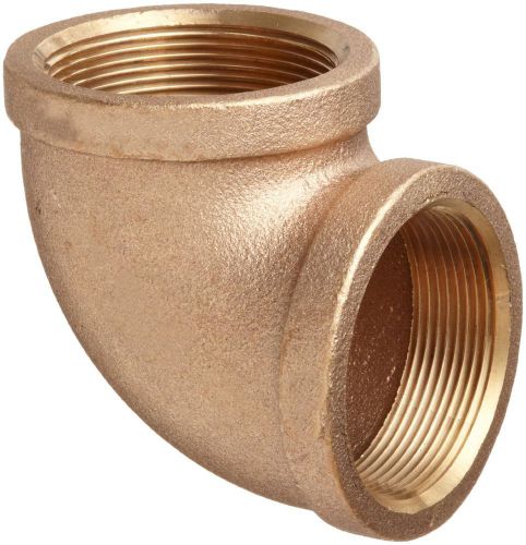 New lead free brass pipe fitting, 90 degree elbow, class 125, 1/2&#034; npt female for sale