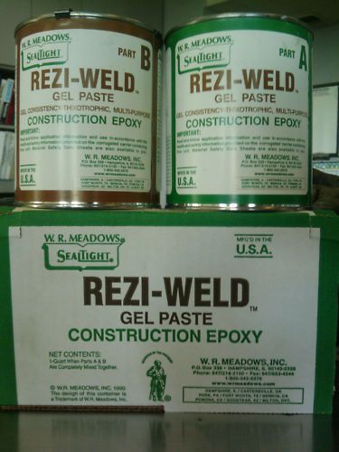 REZI-WELD GEL PASTE CONSTRUCTION EPOXY QUART UNIT