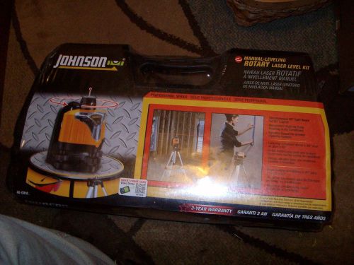 Johnson Level 40-0918 Manual-Leveling Rotary Laser Level Kit with Carrying Case