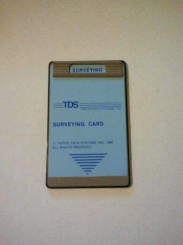 TDS Surveying Card for HP 48GX and 48SX Calculators