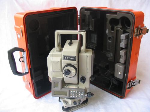 Sokkia set4c 4&#034; total station for surveying &amp; construction with free warranty for sale