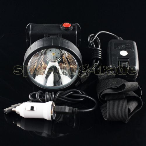 5w 25000lux rechargeable led mining miner headlight new for sale