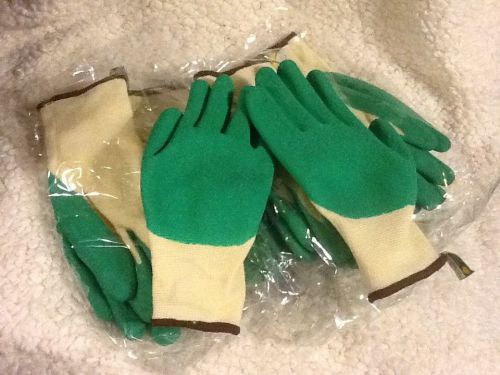 5 NEW PAIR MENS XLARGE SIZE NITRILE DIPPED KNITTED WORK GLOVES