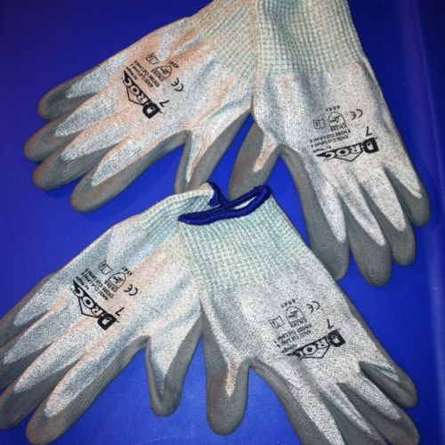 ROC BY MAGID #4541 Size- 7 Polyurethane/Polyester Gloves *2 Pair* Coated/Fitted