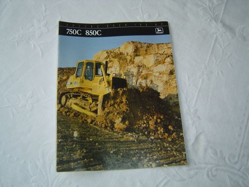 John Deere 750C 850C tractor dozer brochure