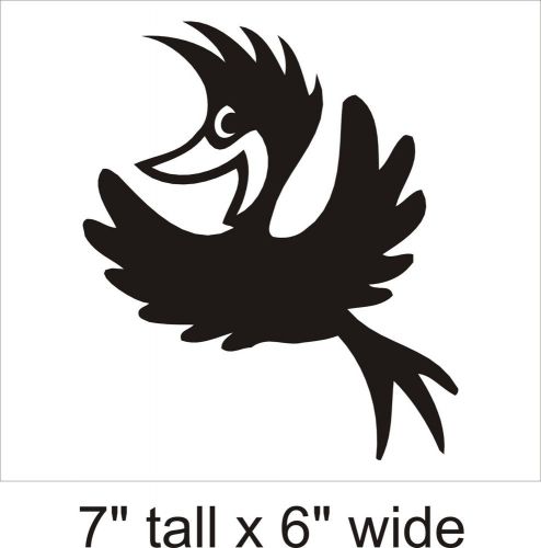 2X Cheerful Bird Silhouette Decal Vinyl Car i Pad Laptop Window Wall Sticker-98