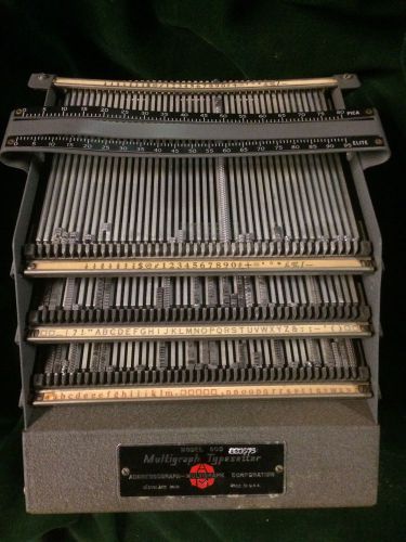 Vintage Multigraph Typesetter Model 600